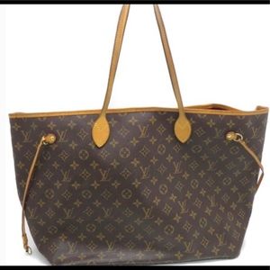 Largest Size Neverfull- Rare red interior!